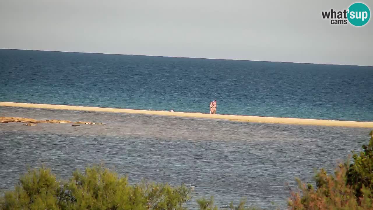 Webcam Chia – Vue en direct de la plage Su Giudeu
