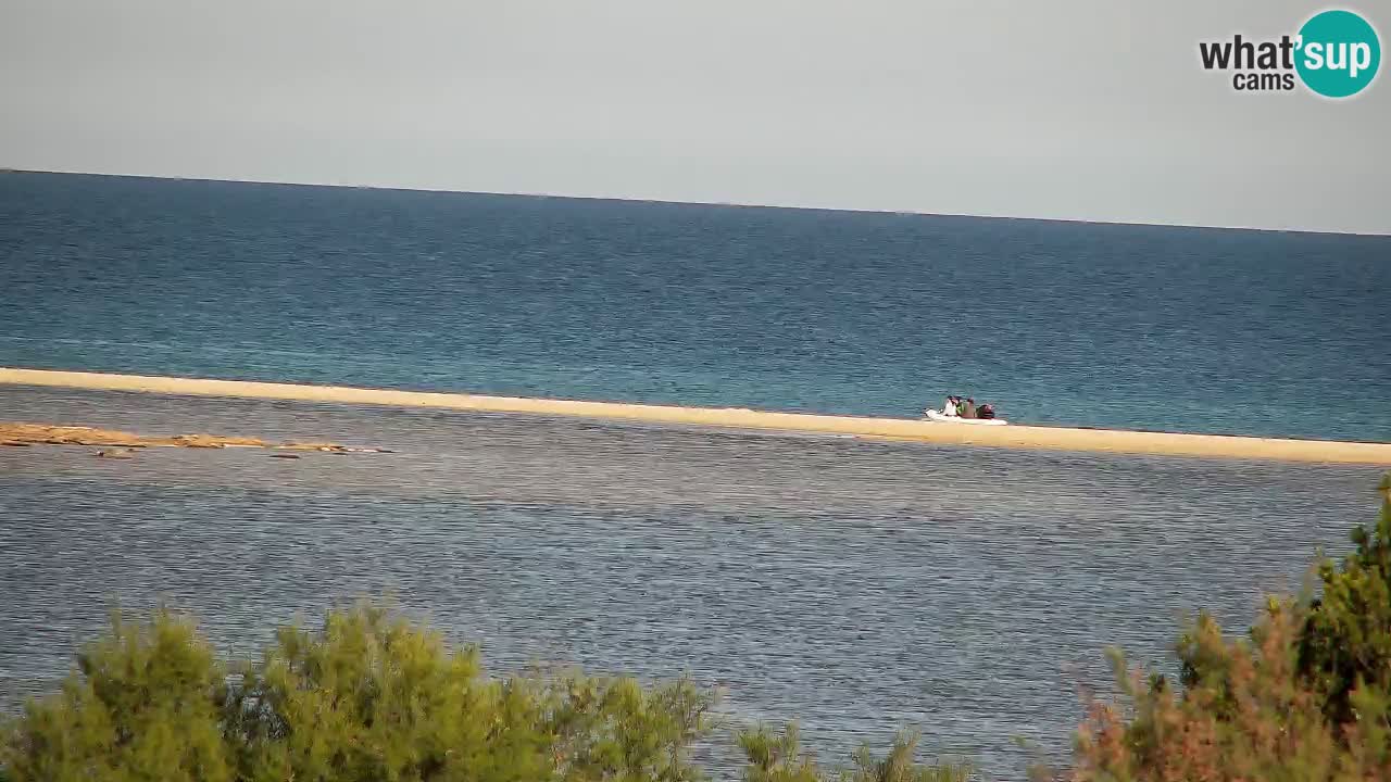 Webcam Chia – Vue en direct de la plage Su Giudeu