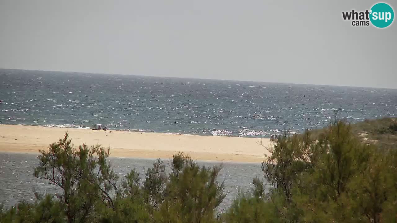 Webcam Chia – Vista en directo de la playa Su Giudeu
