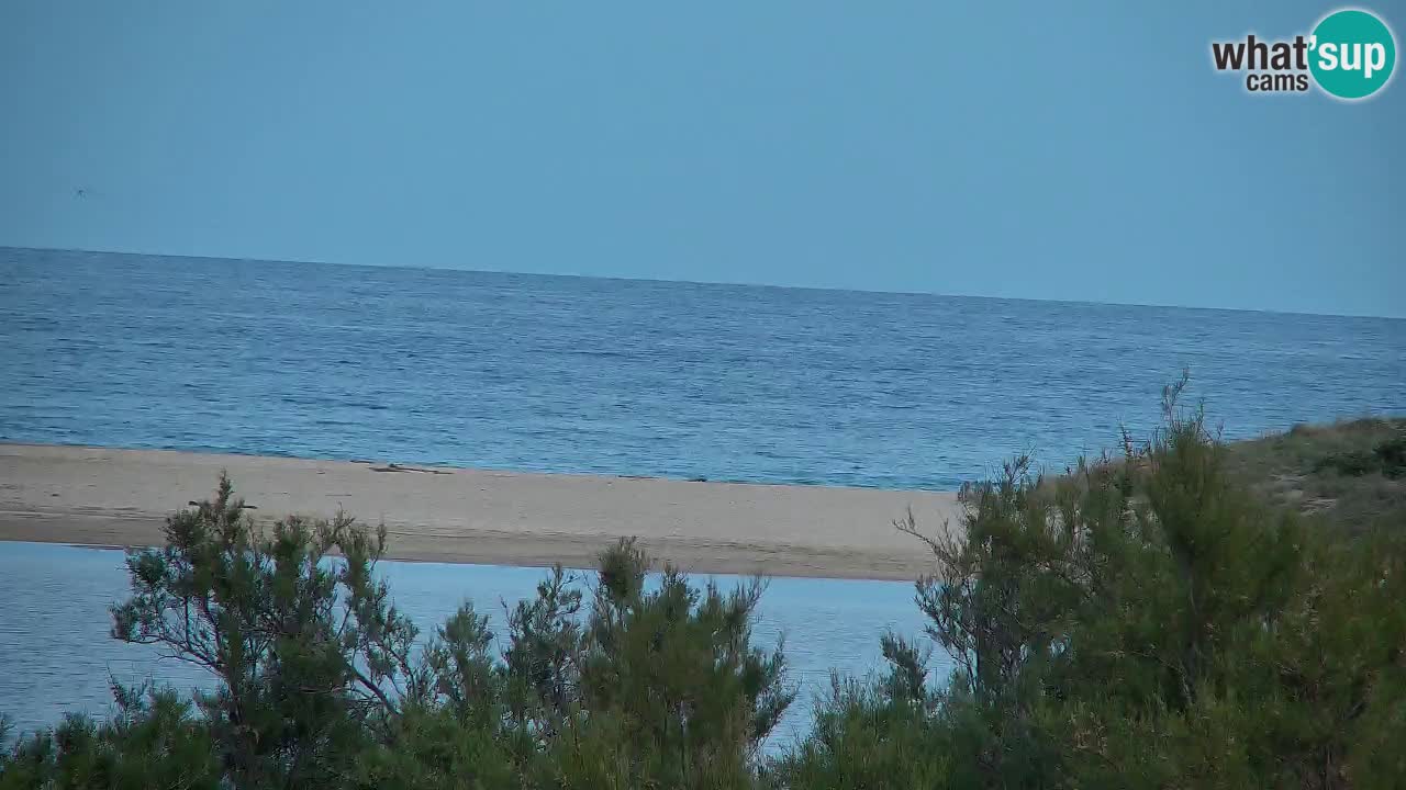 Webcam Chia – Vista en directo de la playa Su Giudeu