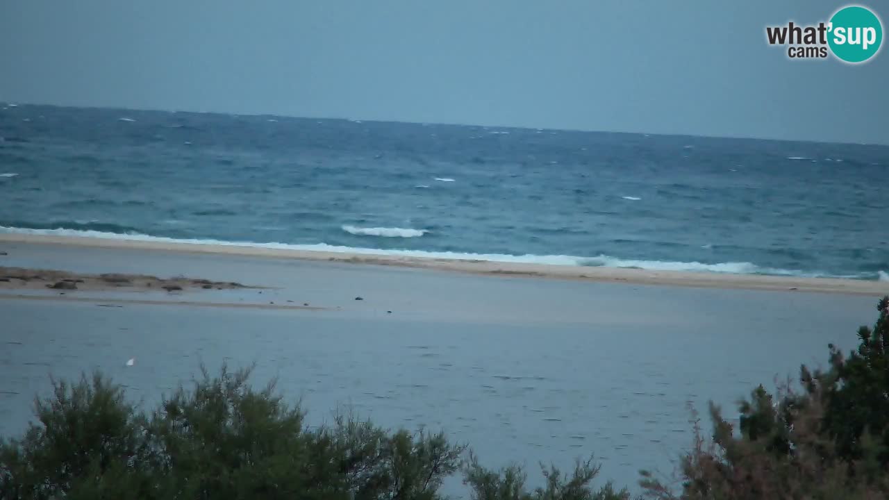 Webcam Chia – Vue en direct de la plage Su Giudeu