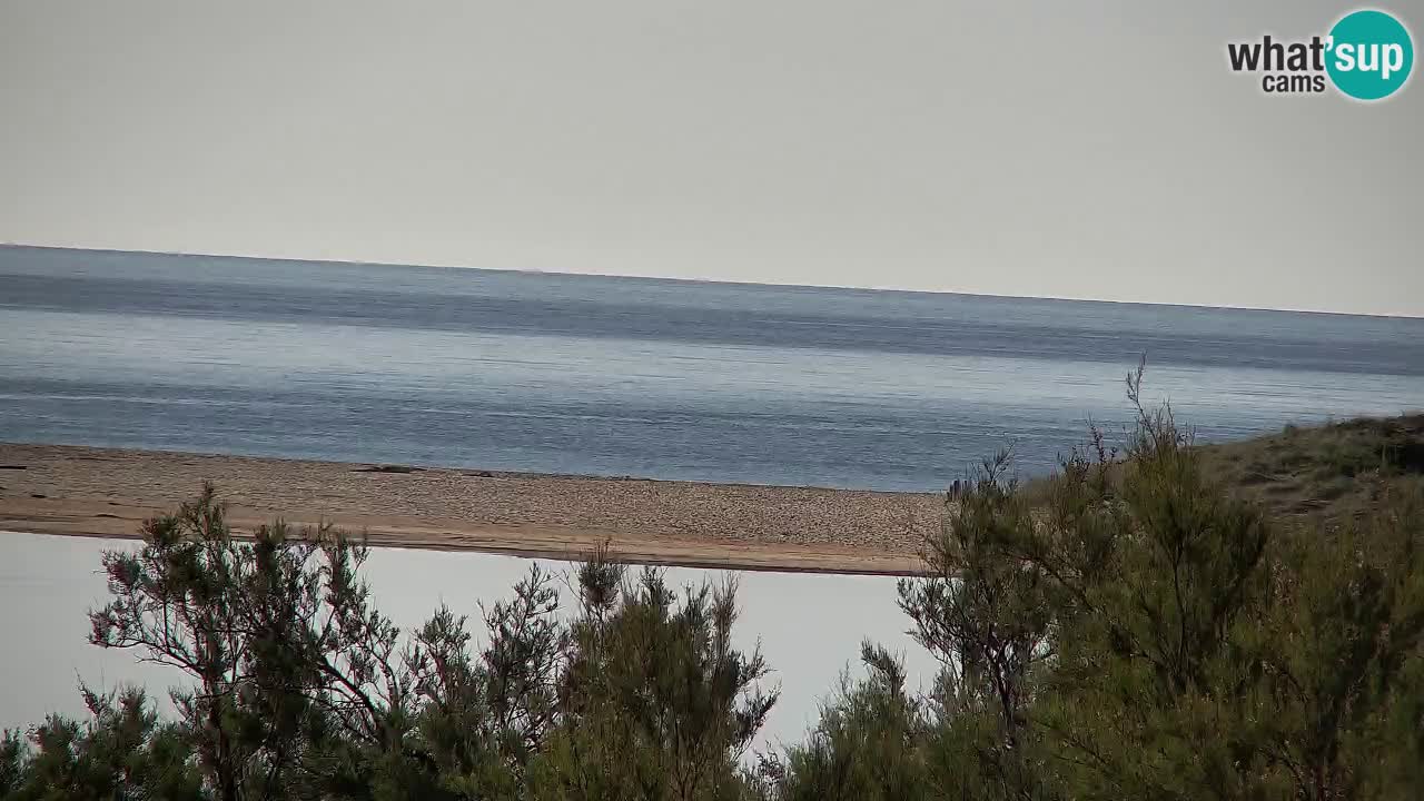Spletna kamera Chia – Pogled v živo na plažo Su Giudeu
