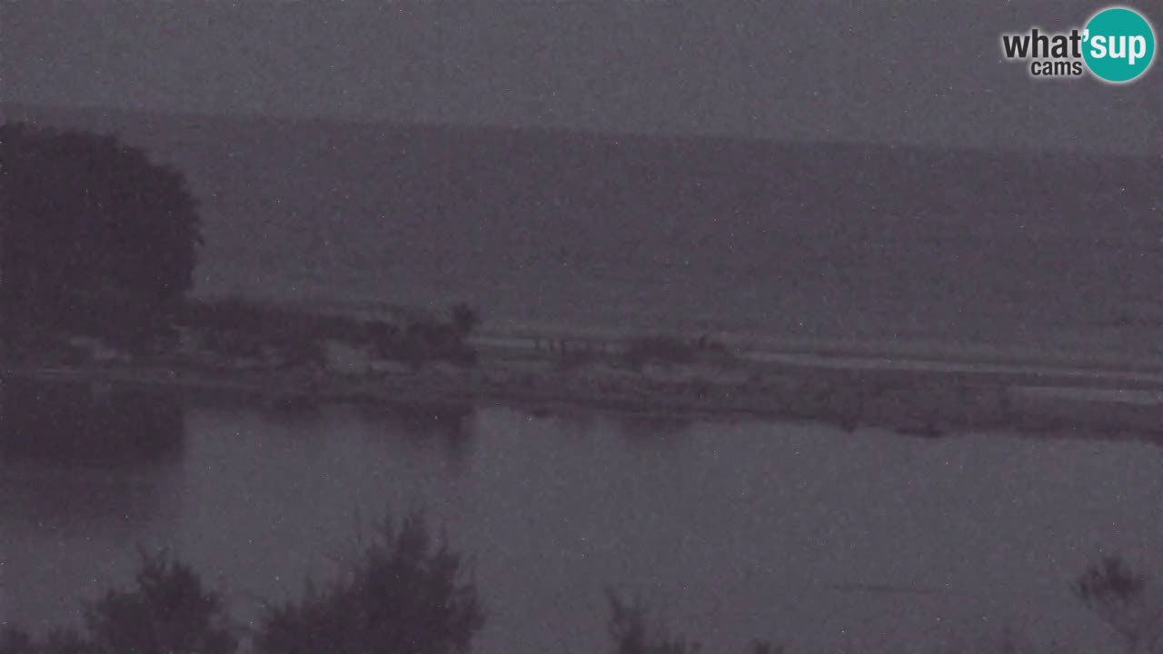 Webcam Chia – Vue en direct de la plage Su Giudeu