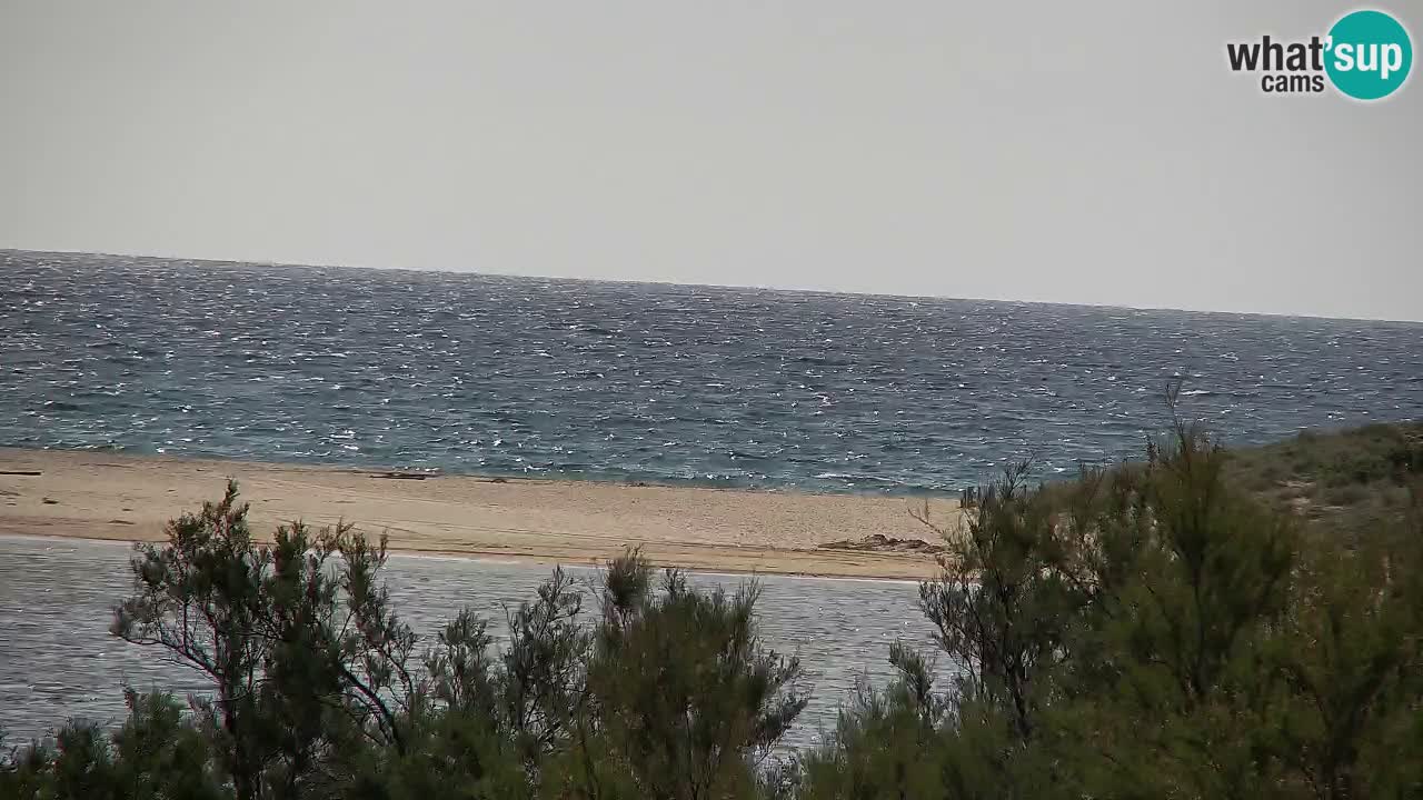 Spletna kamera Chia – Pogled v živo na plažo Su Giudeu