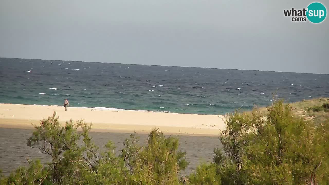 Spletna kamera Chia – Pogled v živo na plažo Su Giudeu