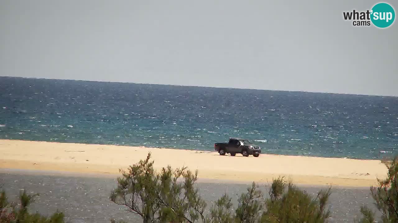 Webcam Chia – Vista en directo de la playa Su Giudeu