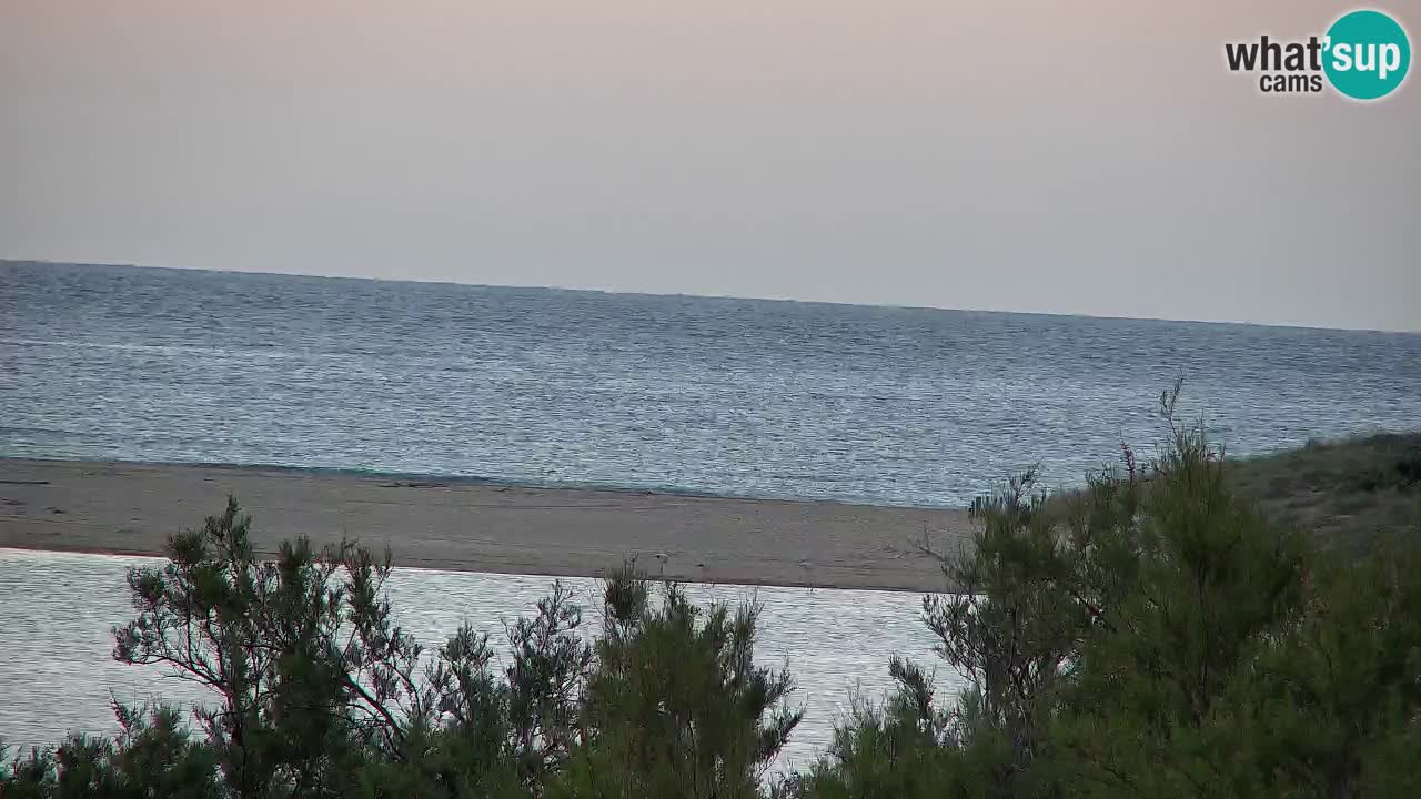 Webcam Chia – Vue en direct de la plage Su Giudeu