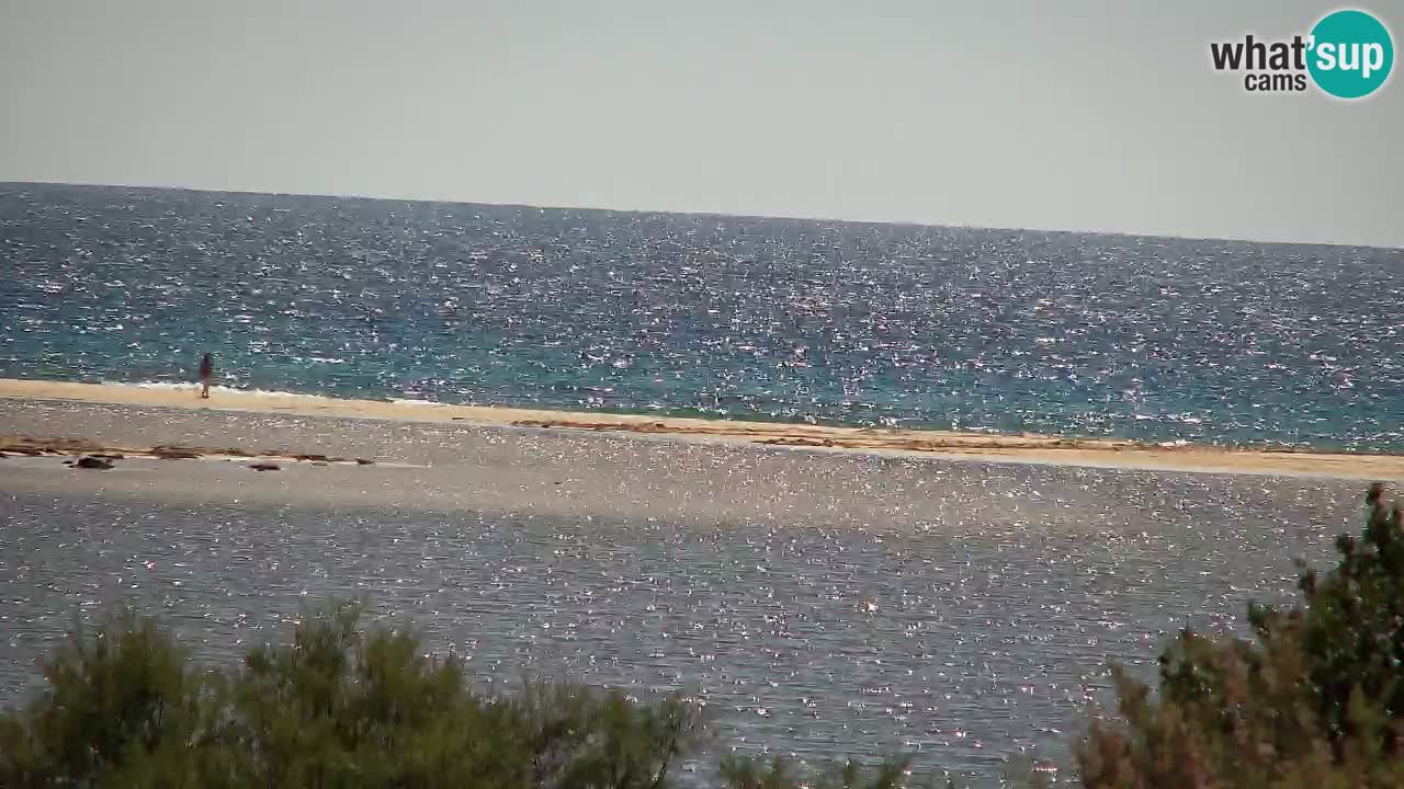 Spletna kamera Chia – Pogled v živo na plažo Su Giudeu