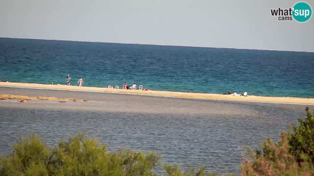 Webcam Chia – Vista en directo de la playa Su Giudeu