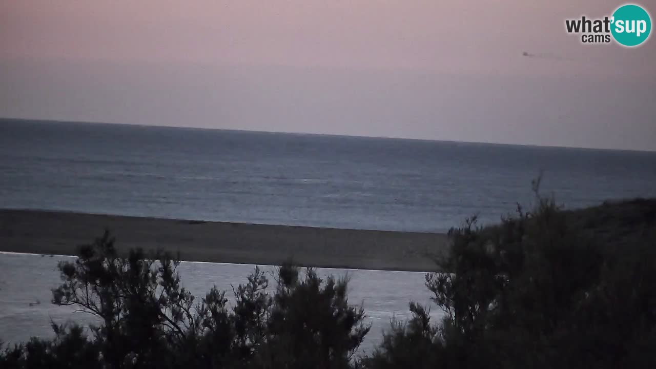 Webcam Chia – Vista en directo de la playa Su Giudeu