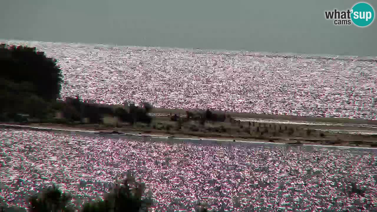Webcam Chia – Spiaggia Su Giudeu in diretta