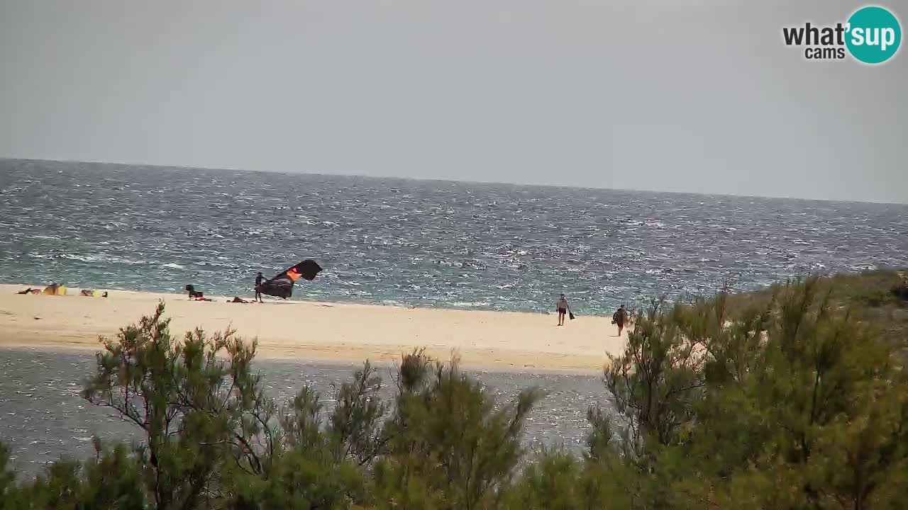 Spletna kamera Chia – Pogled v živo na plažo Su Giudeu