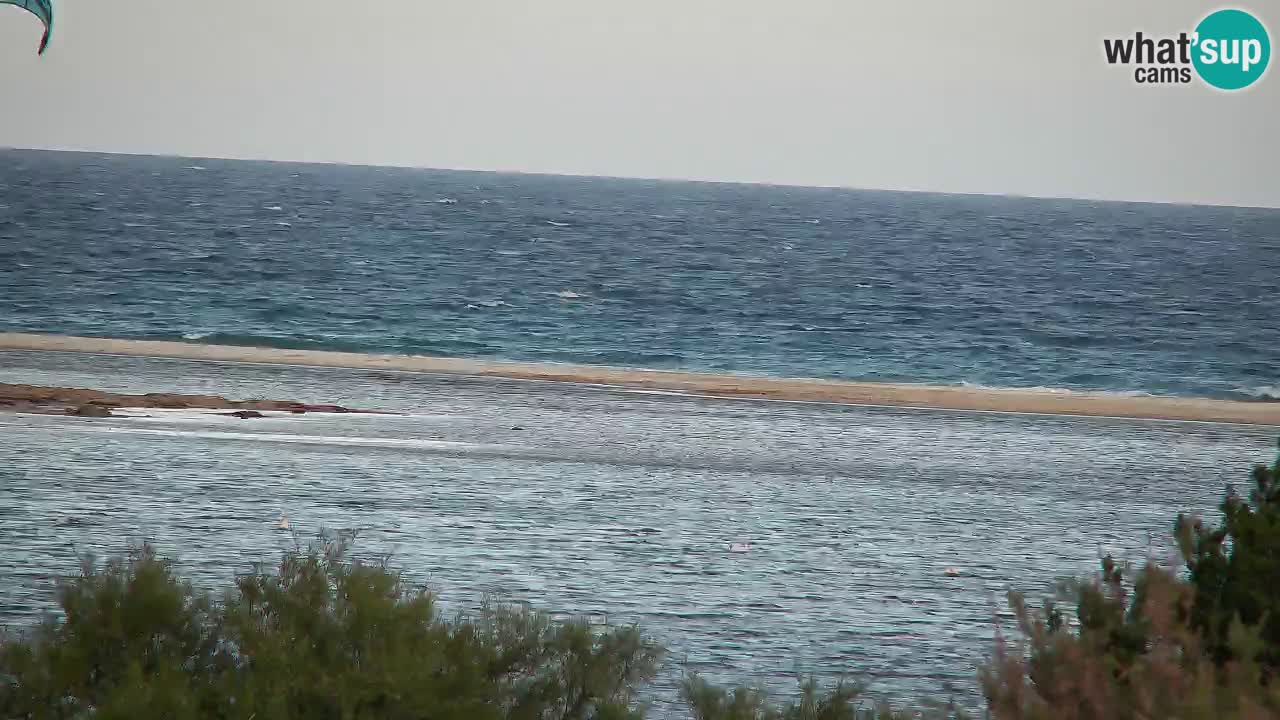Webcam Chia – Vue en direct de la plage Su Giudeu