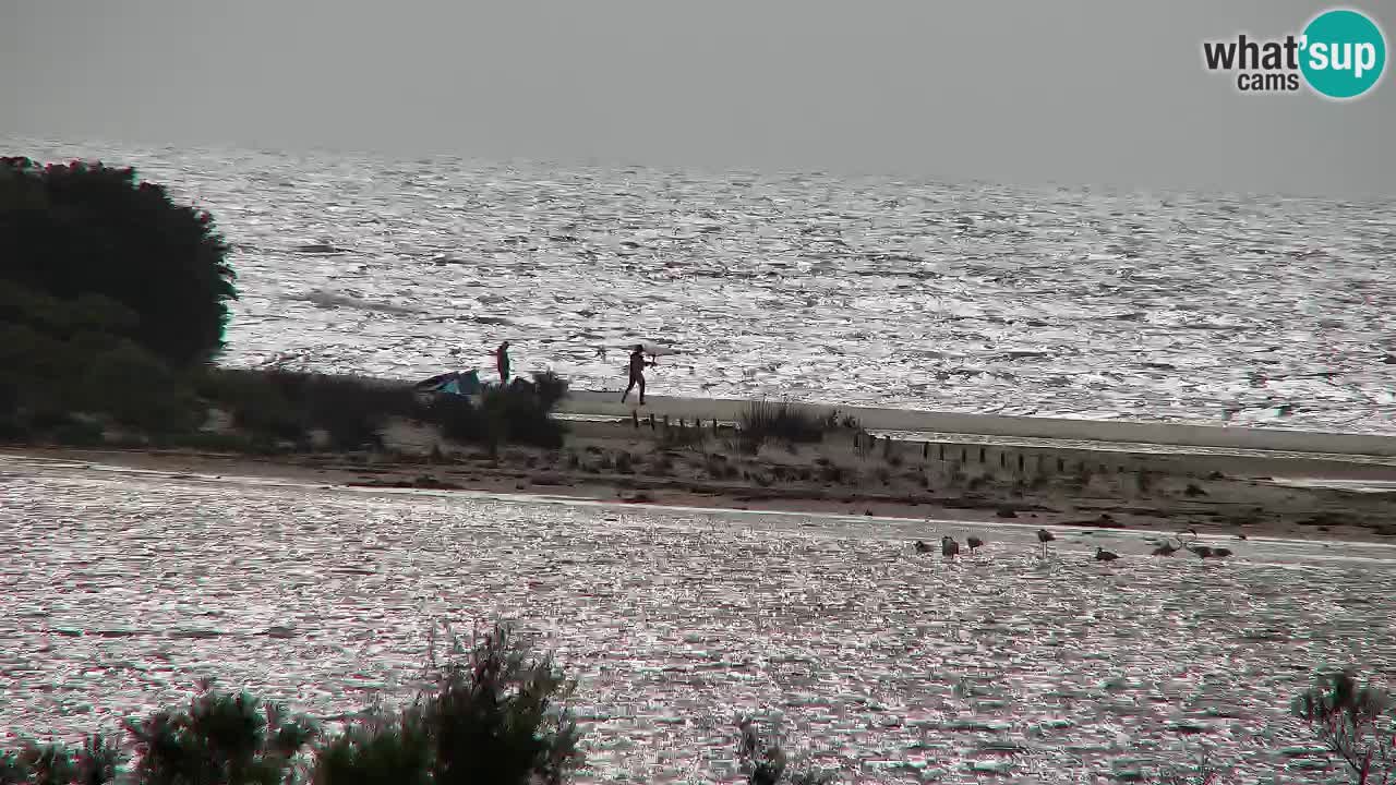 Spletna kamera Chia – Pogled v živo na plažo Su Giudeu