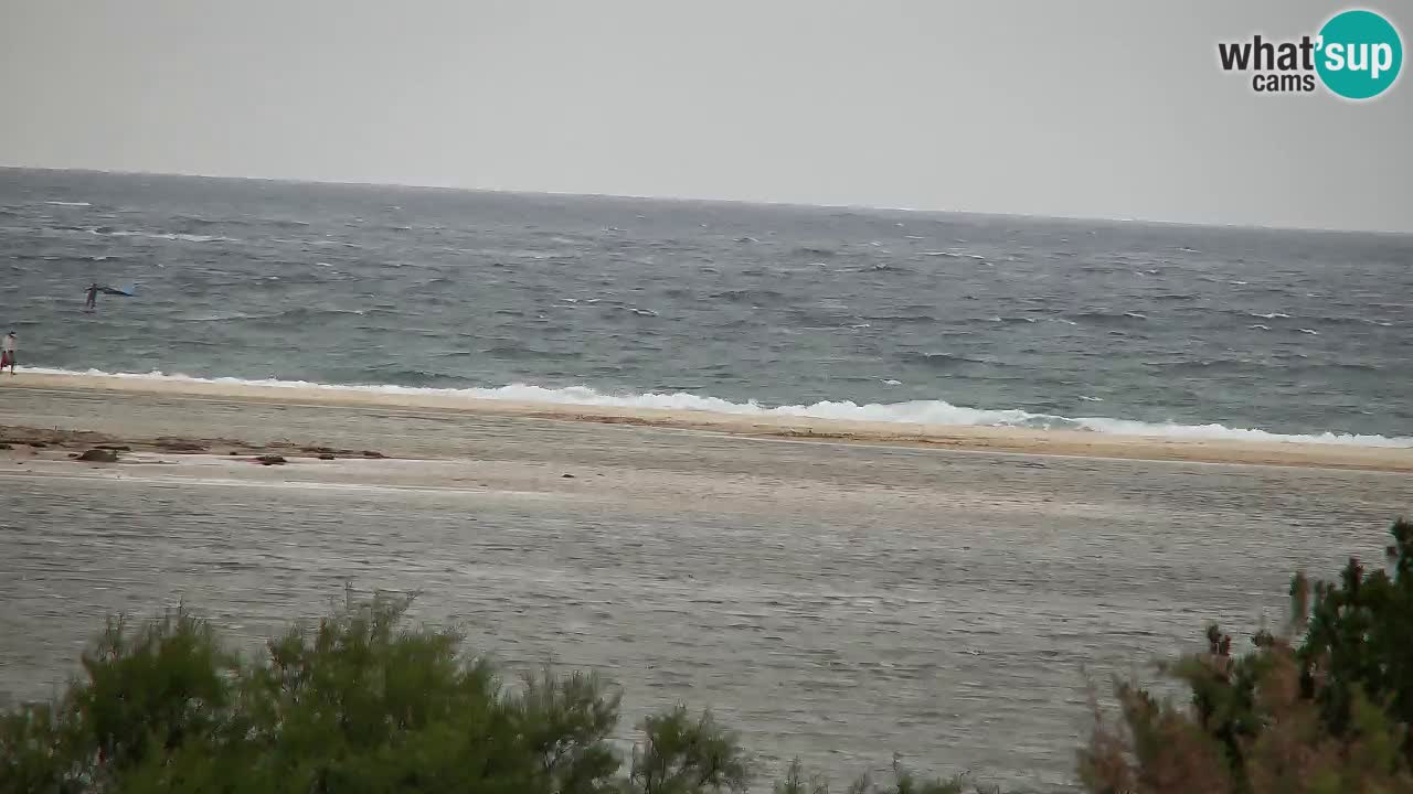 Webcam Chia – Vue en direct de la plage Su Giudeu