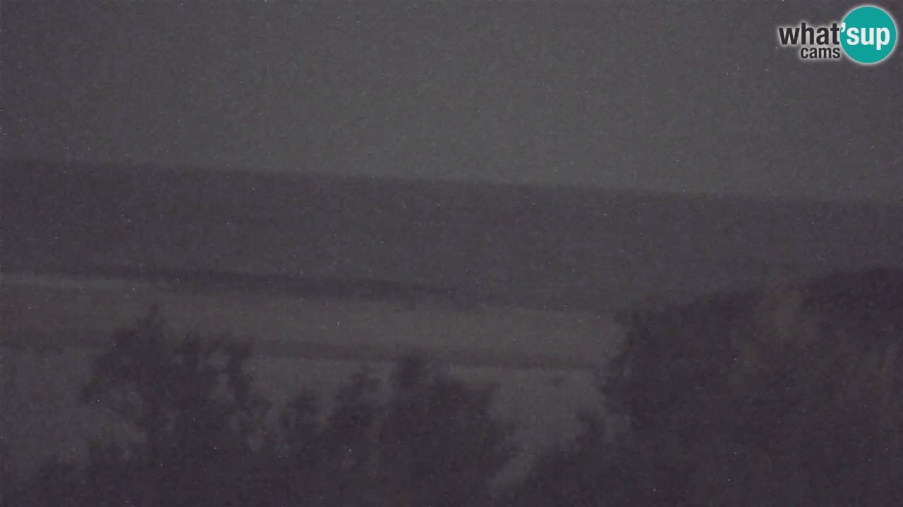 Webcam Chia – Vue en direct de la plage Su Giudeu