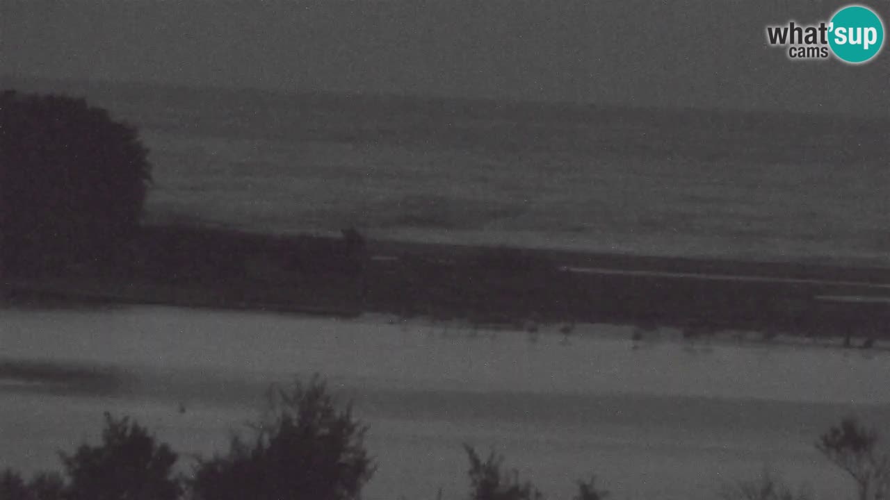 Spletna kamera Chia – Pogled v živo na plažo Su Giudeu