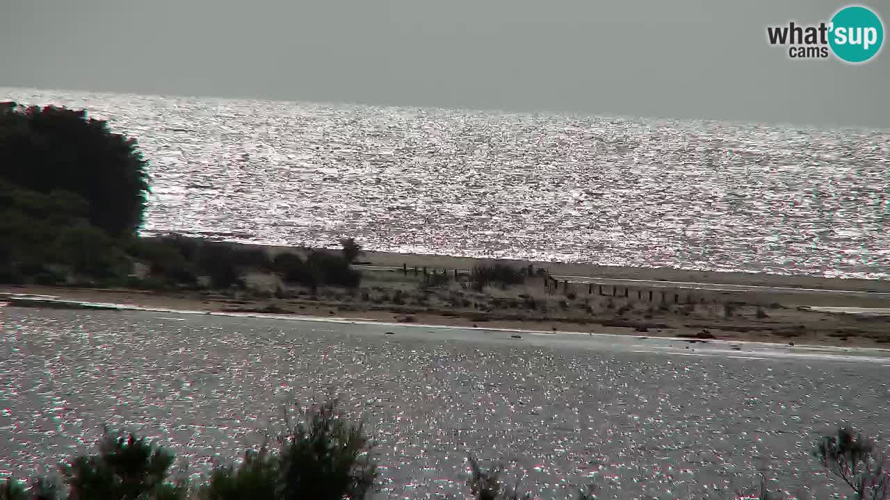 Spletna kamera Chia – Pogled v živo na plažo Su Giudeu