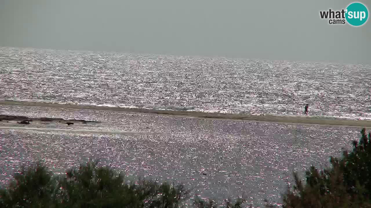 Spletna kamera Chia – Pogled v živo na plažo Su Giudeu