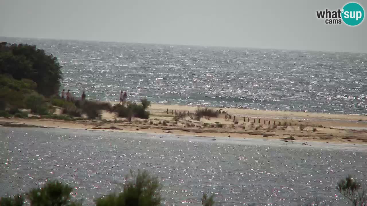 Spletna kamera Chia – Pogled v živo na plažo Su Giudeu
