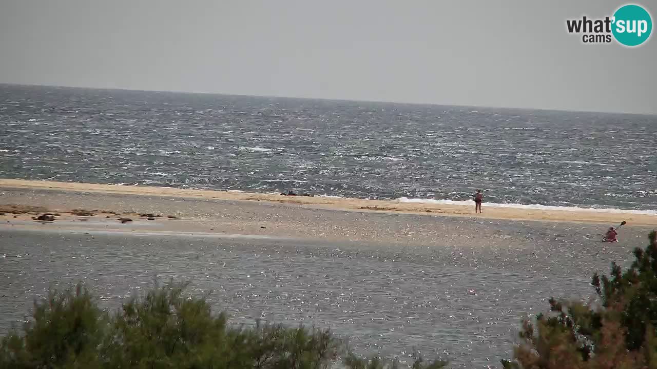 Webcam Chia – Vue en direct de la plage Su Giudeu