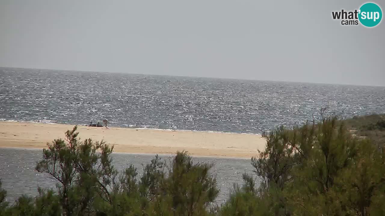 Webcam Chia – Vue en direct de la plage Su Giudeu