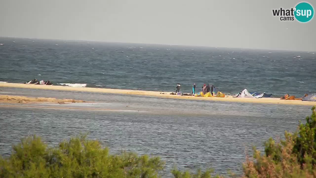Webcam Chia – Vue en direct de la plage Su Giudeu