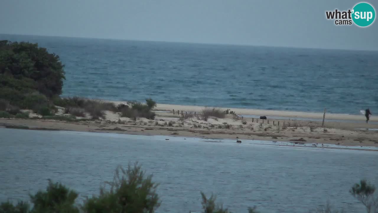 Webcam Chia – Vue en direct de la plage Su Giudeu