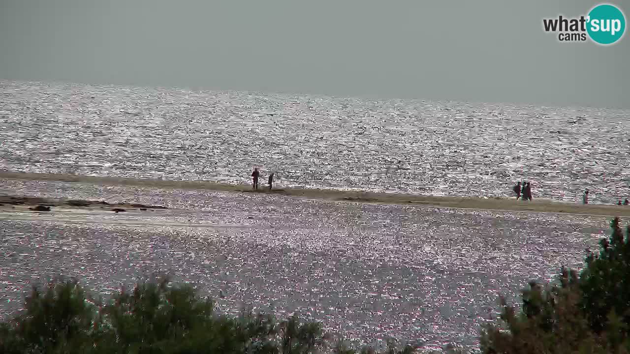 Webcam Chia – Vue en direct de la plage Su Giudeu