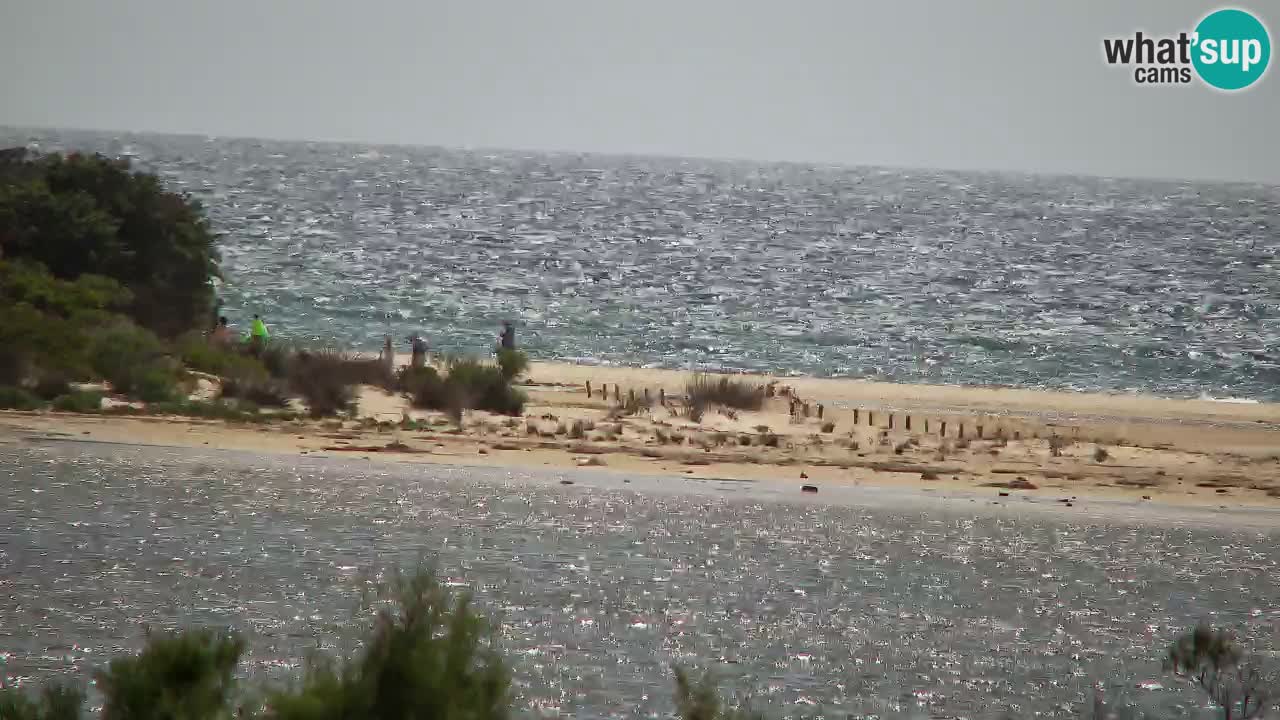 Spletna kamera Chia – Pogled v živo na plažo Su Giudeu