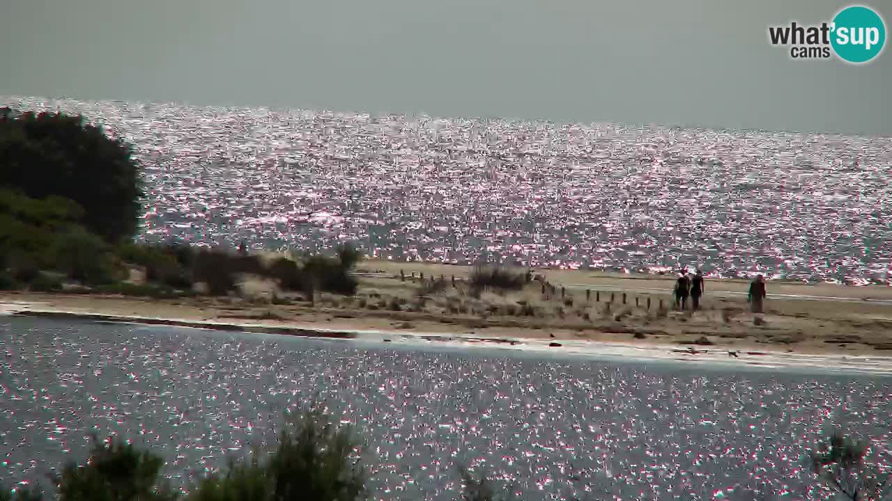 Webcam Chia – Vue en direct de la plage Su Giudeu