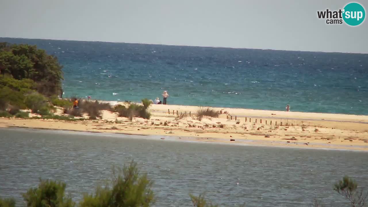 Webcam Chia – Vista en directo de la playa Su Giudeu