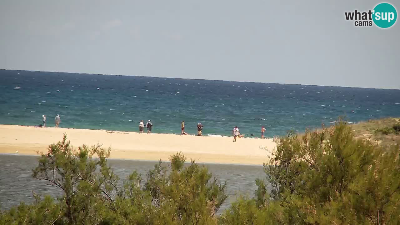 Webcam Chia – Vista en directo de la playa Su Giudeu