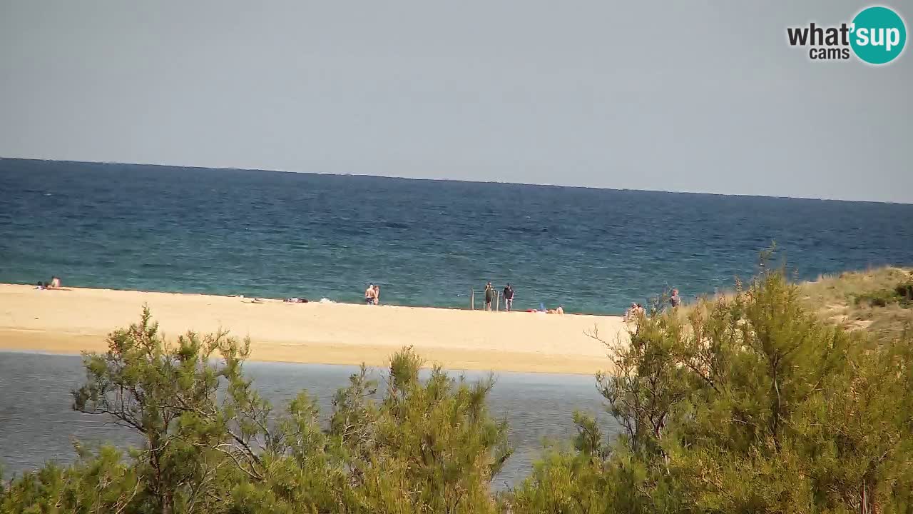 Webcam Chia – Vista en directo de la playa Su Giudeu