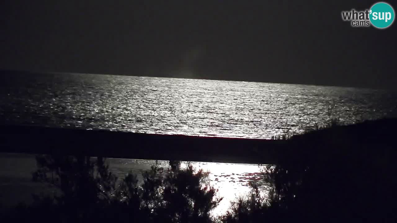 Webcam Chia – Vista en directo de la playa Su Giudeu