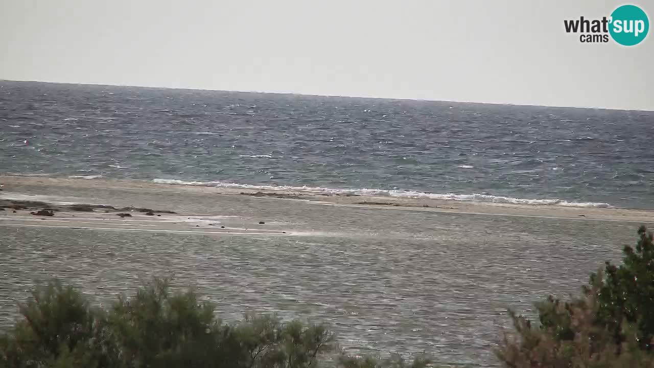 Webcam Chia – Vue en direct de la plage Su Giudeu