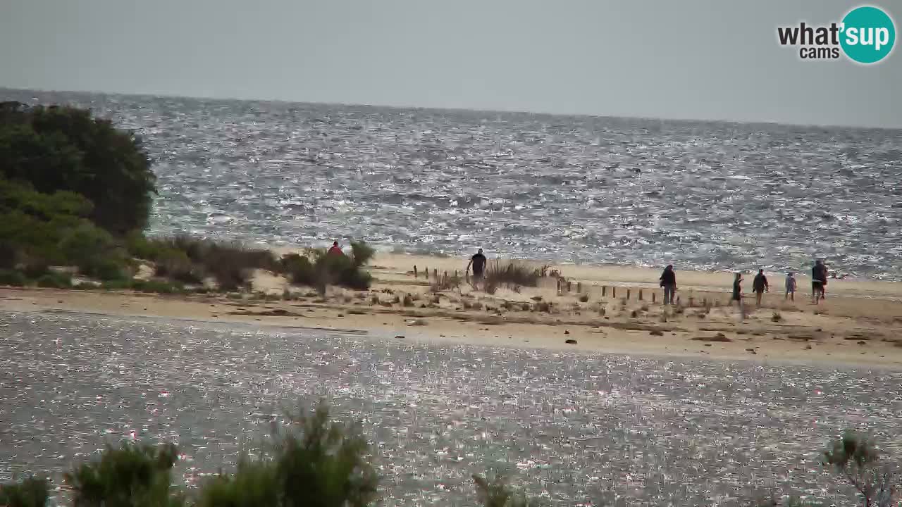 Webcam Chia – Vue en direct de la plage Su Giudeu