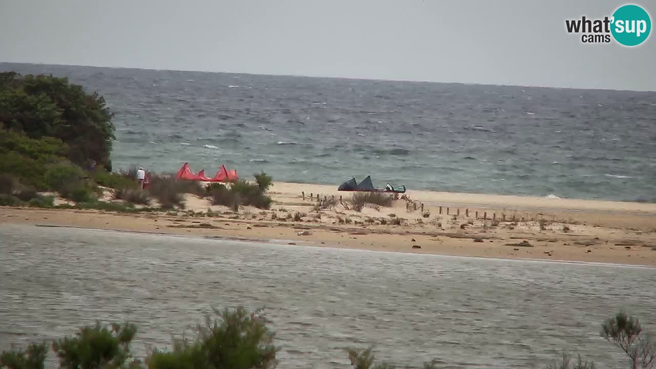 Webcam Chia – Vue en direct de la plage Su Giudeu