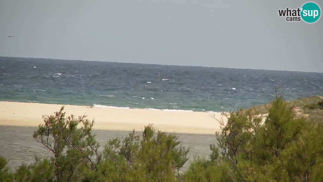 Webcam Chia – Vue en direct de la plage Su Giudeu