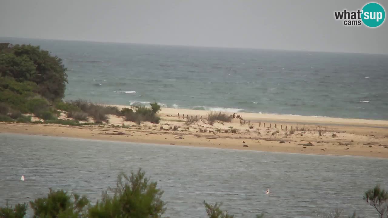 Spletna kamera Chia – Pogled v živo na plažo Su Giudeu