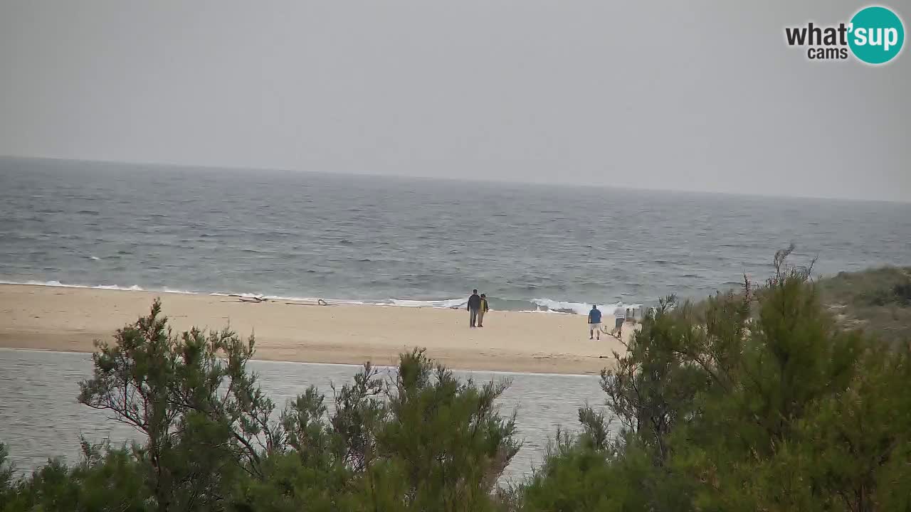 Webcam Chia – Vue en direct de la plage Su Giudeu