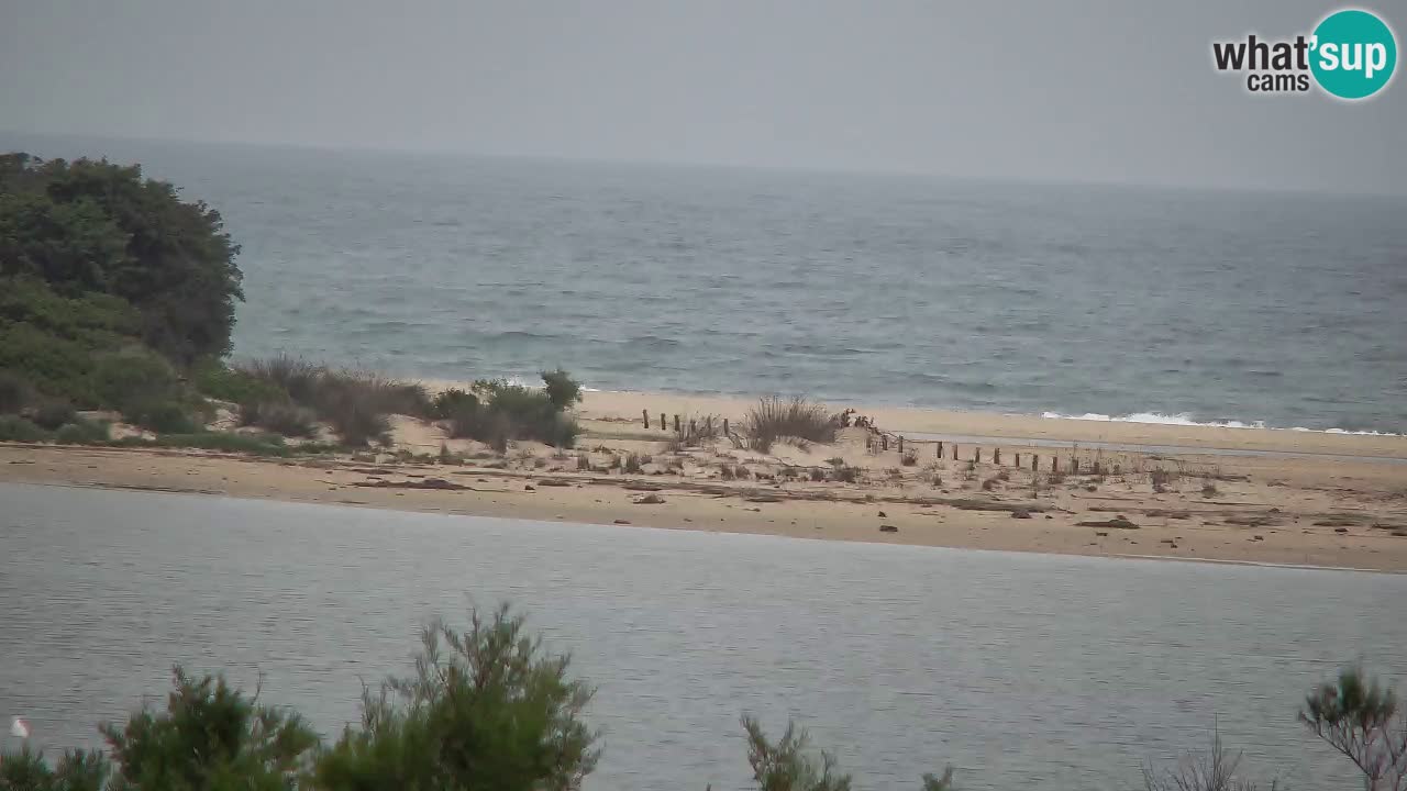 Spletna kamera Chia – Pogled v živo na plažo Su Giudeu