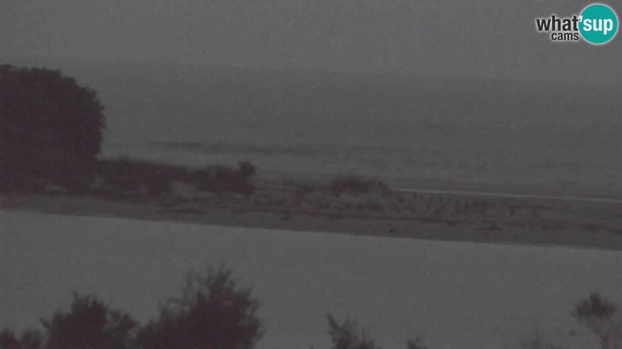 Webcam Chia – Vista en directo de la playa Su Giudeu