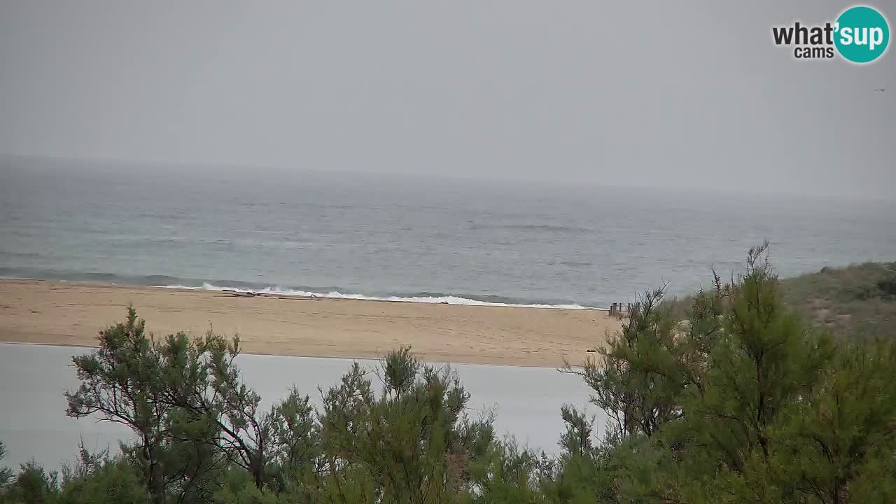 Webcam Chia – Vue en direct de la plage Su Giudeu