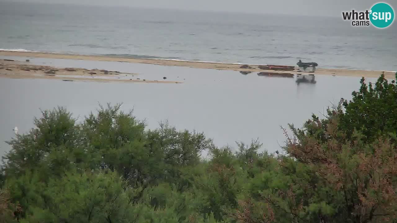 Webcam Chia – Vista en directo de la playa Su Giudeu