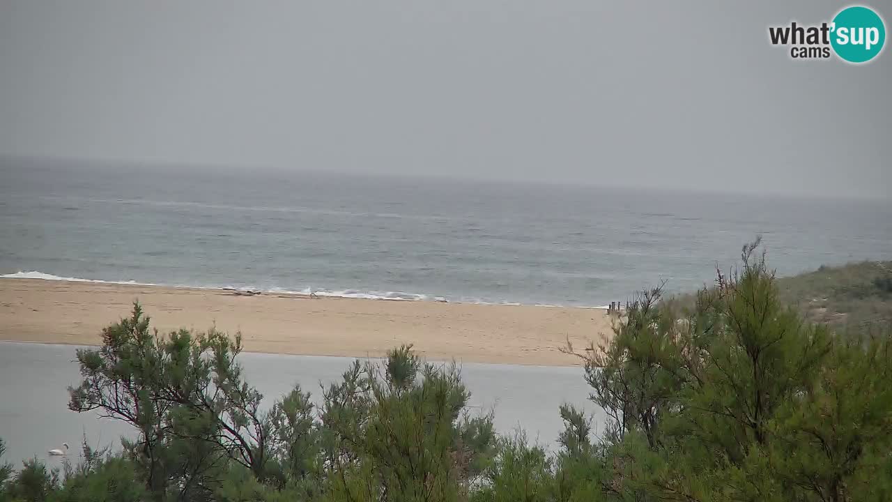 Spletna kamera Chia – Pogled v živo na plažo Su Giudeu