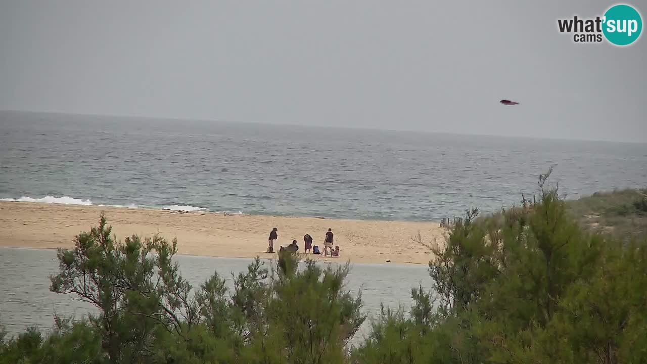Webcam Chia – Vista en directo de la playa Su Giudeu