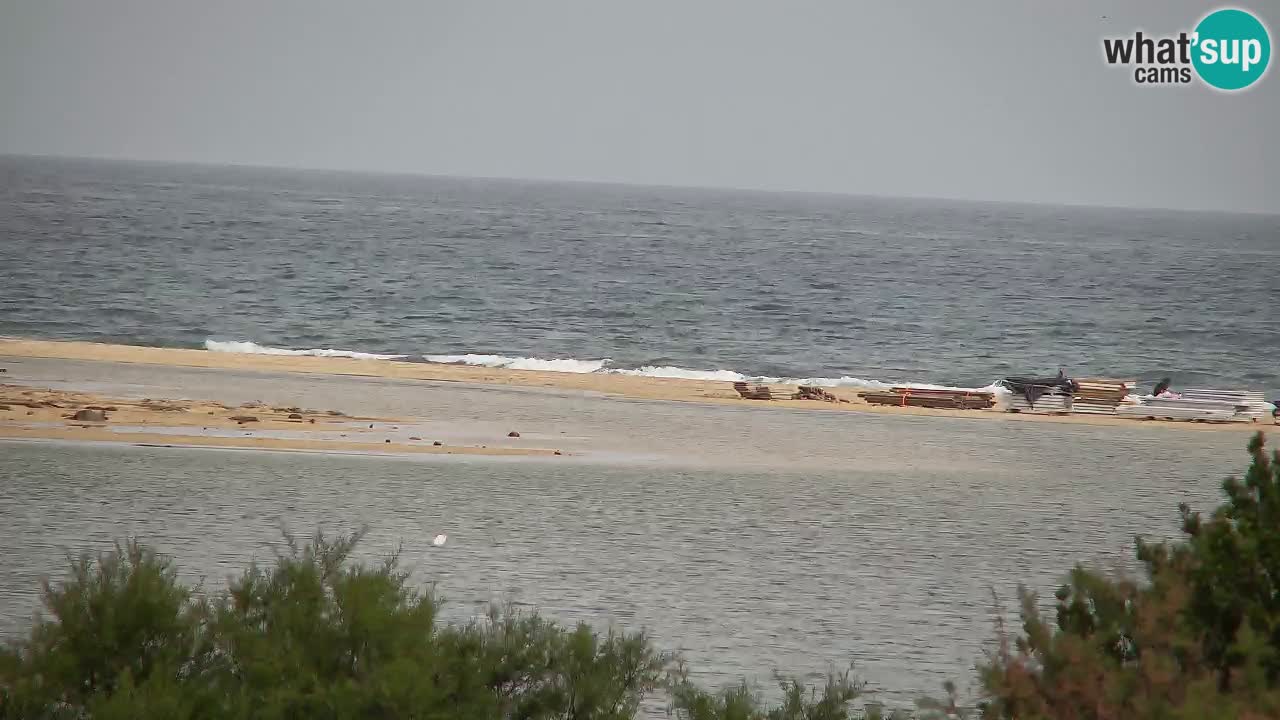 Webcam Chia – Vue en direct de la plage Su Giudeu