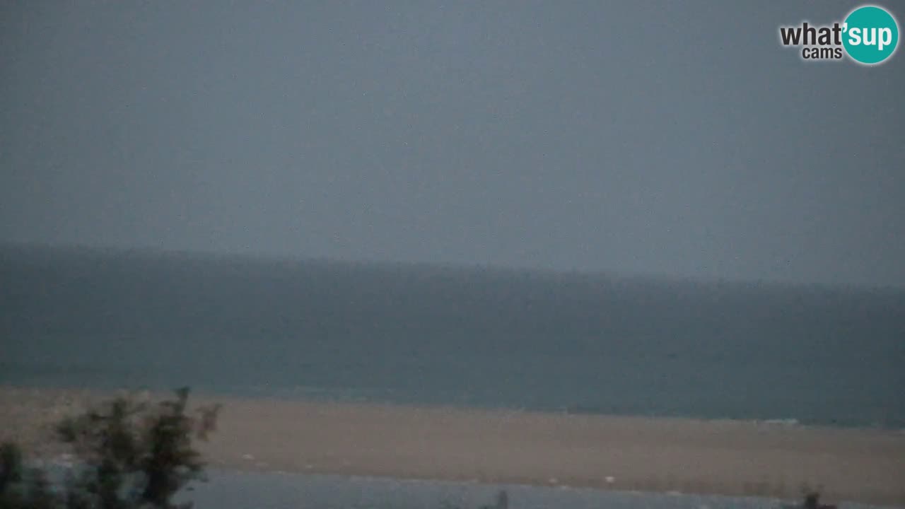 Webcam Chia – Vue en direct de la plage Su Giudeu