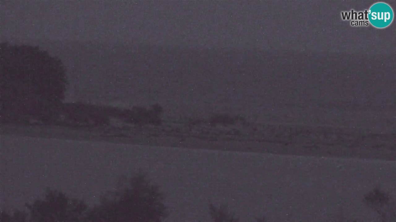 Webcam Chia – Vista en directo de la playa Su Giudeu